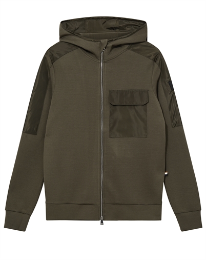 Mos Mosh Gallery - MMGJayson Zip Hood Sweat Hoodie - Grape Leaf